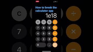 How to break the calculator app