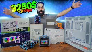 التجميعة الثلجية اقوى اداء العاب مع اجمل شكل  | Ryzen 7 7800x3d + RTX 4080 Super