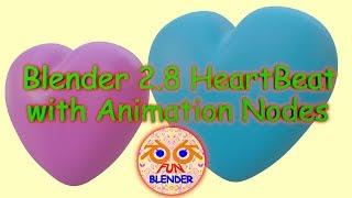 Blender 2 8 Heart Beat with Simple Animation Nodes