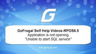 Unable to Start SQL Service(GFT)