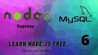 Node.js Tutorial - MySQL insert delete update with node.js | 6