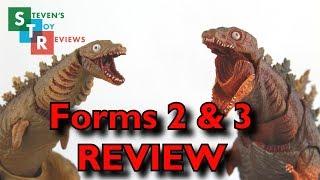 S.H. MonsterArts Shin Godzilla Second Form and Third Form Set Review