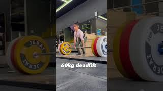 Little girl lifting 2 times her bodyweight  #shorts #shortsfeed #fitness #deadlift