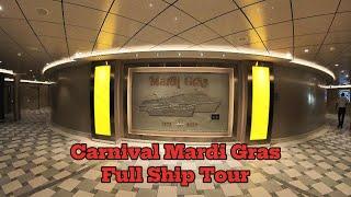 Carnival Mardi Gras Full Ship Tour 2024