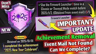 Can We Complete New Year 2025 Achievement in BGMI | How Complete 2025 Firework launcher Achievement