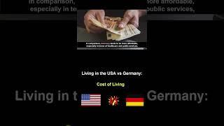 Living in the USA vs Germany #costofliving