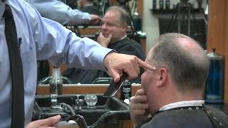 Business Cut Tutorial: How to cut and style fine hair. Barber Tutorial with Greg Zorian