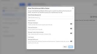 Add a Partner to Facebook Meta Ads Manager