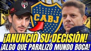 EXPLOTÓ ESTE MARTES! ¿LLEGANDO AL BOCA? ¡TOMÓ DECISIÓN INESPERDA! NOTICIAS DE BOCA JUNIORS HOY