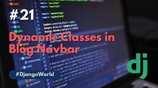 Dynamic classes in navbar | Django | Python