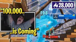 Mongraal Road To 100,000 Points in Solo Arena!