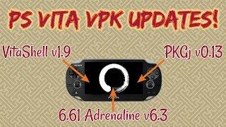 PS Vita VPK Updates - PKGj, Vitashell, and Adrenaline