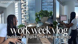 VLOG: behind the scenes of running a social media marketing agency while balancing health & wellness