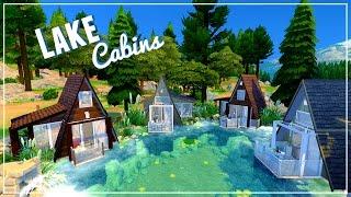 LAKE CABINS - Micro - Sims 4 | House Build