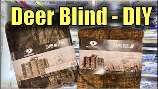 Walmart Camo Burlap vs Camo Netting