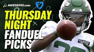 FanDuel NFL Thursday Night Football Week 9 Single-Game Picks & Lineups | Colts Jets Tonight