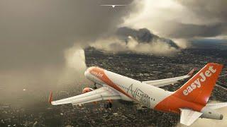 (4K) Ultra Settings - Full Flight - London - Paris - Easy Jet A320 Neo - MSFS 2020