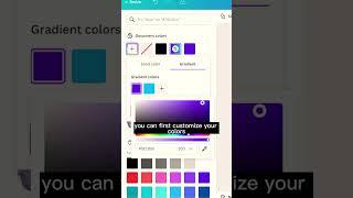 WOW! You can now apply gradients to shapes in Canva!