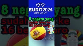 Euro 2024 | 8 negara yang sudah lolos ke 16 besar | euro 2024 highlights | UEFA   #euro  #euro2024