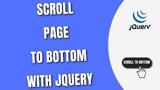 Scroll Page to Bottom with jQuery [HowToCodeSchool.com]