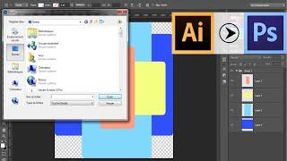 How to convert Illustrator file (.AI) to Photoshop (.PSD) with LAYERS