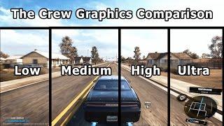 The Crew Graphics Comparison PC - (Low to Ultra)