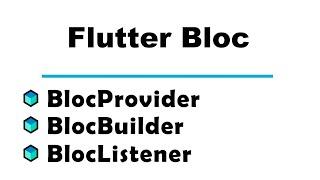 Flutter BlocBuilder vs BlocListener vs BlocConsumer