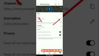 How to change youtube handle name #shorts#mralgrow