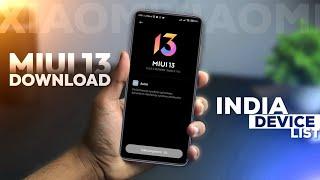 MIUI 13 Update Downlaod and Release Date in India 