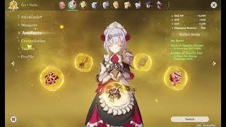 My Noelle build (shield/healer)