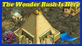 Can A Wonder Rush Ever Work!? | JSS vs PXx Game 1/5 #aom #ageofempires