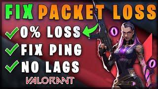 Valorant - How To Fix Network Lag, Stuttering & Packet Loss!