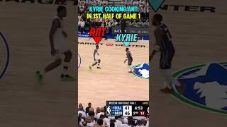 Kyrie cooked ANT & Hit 2 TOUGH BUCKETS to end the Half!