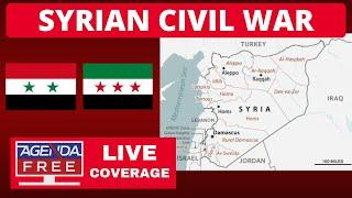 Syrian Civil War - Rebels Closing in on Damascus - LIVE Breaking News Coverage