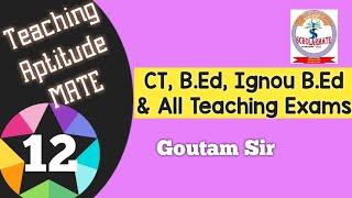 OSSTET Exam Contract Teacher Pedagogy/Teaching Aptitude Questions  ScholarmatE GS