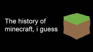 the entire history of minecraft, i guess