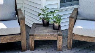 Build Your Own 2x4 Outdoor Side Table