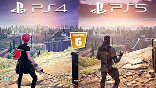 Fortnite Chapter 5 | PS5 vs PS4 - Graphics Comparison (2024)