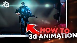 How to make 3d Valorant Animations & Cinematics in Blender (easy tutorial)