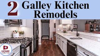 2 Galley Kitchen Renovation Design Ideas with More Open Concept
