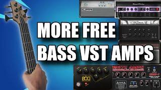 More FREE Bass VST Amp Plugins 2021 | TUGGtv