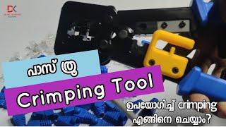 Pass through crimping tool | dk networking solutions | Dineesh Kumar C D