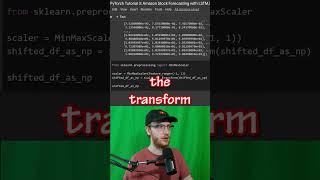How to Scale Data with the SKLearn Min Max Scaler #shorts