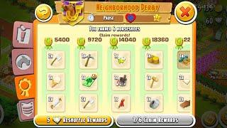 Hay Day - Derby Rewards and re shuffle.