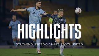 Highlights: Southend United 0-0 Hartlepool United