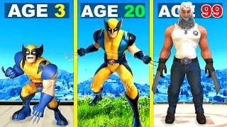 Surviving 99 YEARS As WOLVERINE In GTA 5 ...