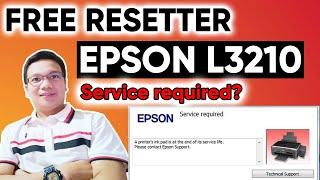 Service required! Epson L3210 Free resetter