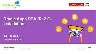 Oracle AppsDBA R12.2 Installation for E-Business Suite