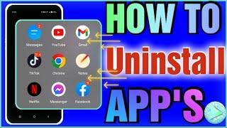 UNINSTALL APP | paano mag uninstall  ng application sa cellphone