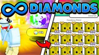 This DIAMOND METHOD Is INSANE In PET SIMULATOR 99! HUGE HATCH! And MUCH MORE!